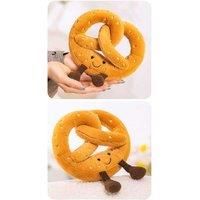 Realistic Bread Plush Toy - Imaginative Soft Doll Gift for Ages 3+ (Baguette, Wrap, Croissant)