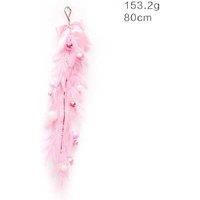 Pink PE Christmas Wicker Decoration Set - Festive Indoor Display, 150cm & 80cm