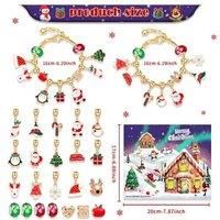 Kids DIY Christmas Bracelet Advent Calendar - 24 Surprises, Craft Countdown Gift Box