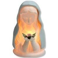 Virgin Mary LED Night Light - Resin Festive Ornament for Christmas Dcor