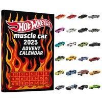 Muscle Car Toy Advent Calendar - 24 Surprise Collectibles for Kids & Car Fans