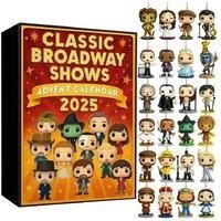 Broadway Shows 2025 Advent Calendar - 24-Day Countdown Gift for Theatre Lovers