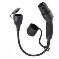 d Adapter Type 2 to EU Plug Electric Car Charger Plug 16A 60cm 230V Chargers for Charging Station