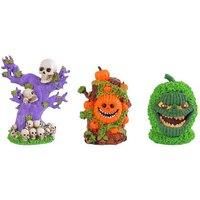 Resin Halloween Horror Tree Spirit Ornament - Tabletop Home Decor - 3 Spooky Styles