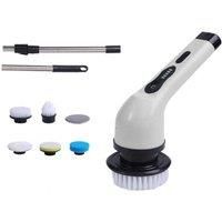 Cordless Waterproof Electric Cleaning Brush - Multi-Surface Power Scrubber With 6 Heads