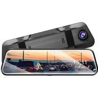 Touchscreen Rearview Dashcam Mirror With Parking Assistance!