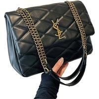 Saint Laurent-Inspired Quilted Shoulder Bag