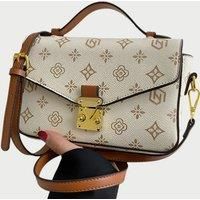 Louis Vuitton-Inspired Floral Print Shoulder Bag - 3 Colours