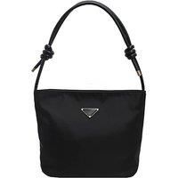 Women'S Prada-Inspired Crossbody Bag - Black Or White