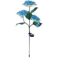 Solar LED Hydrangea Flower Lights - Weatherproof Outdoor Garden Lantern