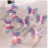 Solar LED Butterfly String Lights - Weatherproof Outdoor Garden Lighting