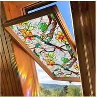 Colorful Rainbow Static Glass Sticker 43*100Cm