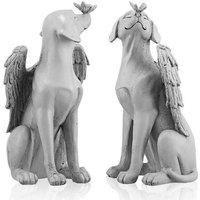 Heavenly Angel Dog Statue