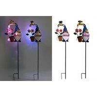 Solar Led Gnome Lawn Light & Sprinkler - Weatherproof, Outdoor, Dual Function
