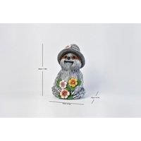 Solar-Powered Sloth Fairy Garden Statue
