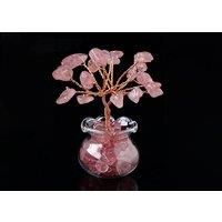 Vibrant Crystal Gravel Fortune Trees: 12-Color Mini Chakra Set For Home