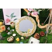 Natural Crystal Encrusted Mirror - 10 Stone Options