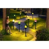 Solar Led Crystal Garden Light - Weatherproof Outdoor Path Accent