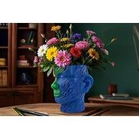 Add Artistic Charm With Creative Hand-Painted Art Face Flower Pots