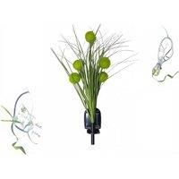 Solar Led Fur Ball Garden Light - Weatherproof Ground Plug-In Outdoor Lamp