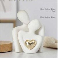 Ceramic Engraved Couple Ornaments Small