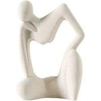 Modern Simple Ceramic Humanoid Ornaments Thinking