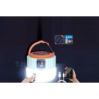 Bright Solar-Powered Camping Light And Power Bank - 3 Modes