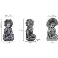 Weatherproof Zen Buddha Solar Led Outdoor Statue - Create Ambient Lighting
