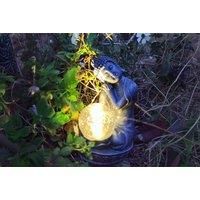 Weather Proof Led Buddha Statue Lamp - Serene Solar Lamp For Peaceful Spaces