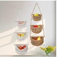 Three-Layer Fruit Net Storage Basket