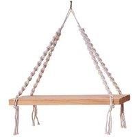 Hand-Woven Cotton Rope Wall Storage Rack - Minimalist, Multi-Functional, 3Kg Capacity