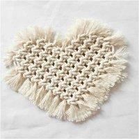 Hand-Woven Heart Coasters Five In A Set