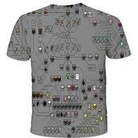 Unisex Black Bold 3D Game Print Sports T-Shirt In Breathable Mesh, Xxs-6Xl
