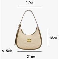 Unisex Pink Miu-Miu-Inspired Chic Commuter Dumpling Bag - 6 Colours