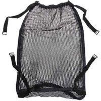 Lightweight Mesh Stroller Storage Bag - Durable, Large Capacity, Black