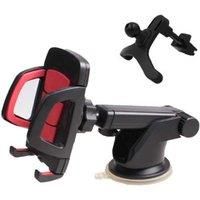 Universal Car Phone Holder - Dual Mount, Lightweight, Adjustable