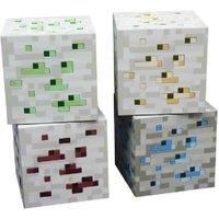 LED Mineral Table Lamp - Rechargeable Colour-Changing Night Light, Compact Modern Design