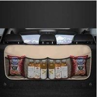 Leather Car Trunk Organiser Bag - Large-Capacity, Foldable Storage Net for Travel & Home