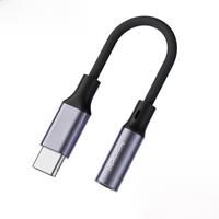 Toocki Type C to 3.5mm Earphone Audio Cable Headphones Adapter USB C To 3.5mm Jack Audio AUX Cable
