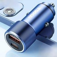 Toocki 63W USB C Car Charger PD3.0 PPS AFC SCP Fast Charging Fast Car Phone Charger For iPhone 14 13
