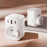 Toocki PD 30W GaN Charger With AC Outlets Mobile Phone Charger For iPhone 15 14 Xiaomi Samsung S23