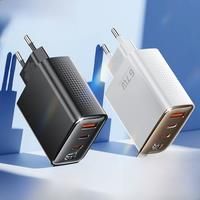 Toocki 67W GaN USB Charger Digital Display Quick Charge QC4.0 Type C Charger For iPhone Xiaomi