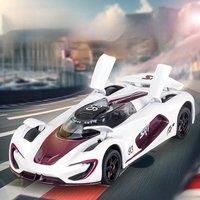 Cool track sports car alloy model, cool decorations of car center console, high-end fun ornaments,