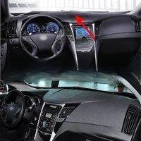 For Hyundai Sonata VI I45 Mk6 YFC 2011-2014 Dashmat Dashboard Cover Instrument Panel Protective Pad Dash Mat Anti-Dirt Ornaments
