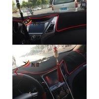 For Hyundai Elantra Avante 2011-2015 Dashmat Dashboard Cover Instrument Panel Protective Pad Dash Mat Anti-Dirt Ornaments
