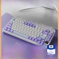 Ajazz Gaming Keyboard Wireless AK820 Hot Swap Russian Version Keyboard Layout Russian Layout