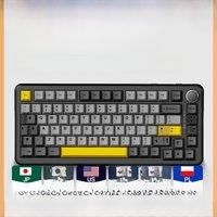 AJAZZ Magnetic Shaft Mechanical Keyboard ak820max Gaming Wired Triple Mode Custom Gaming Magnetic
