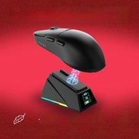 AJAZZ AJ159APEX 8K Ultralight Gaming Mouse With RGB Magnetic Screen Charging Dock PAW3950 Sensor 30K