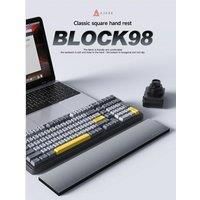 AJAZZ 98-Key Keyboard Wrist Rest Foam padded cushion for a soft, snug fit and non-slip grip at the