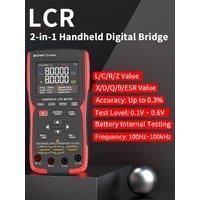 ZOYI handheld bridge DQ02 can measure capacitance, inductance, impedance, electrolytic capacitance, battery internal resistance